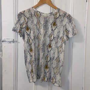 Express Snake Print TShirt